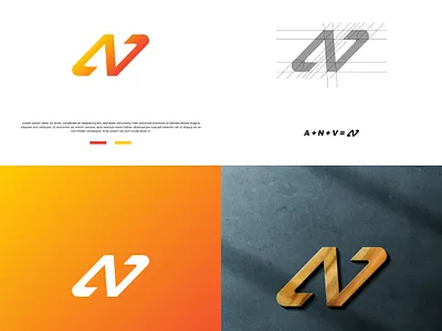 ANV logo branding dailylogodesign design designer designinspiration logo logo design logodesign logofolio logonew logos logotype modernlogo