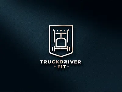 Truckdriver.fit branding deodamus deos id lettering logo logotype sign typography деодамус