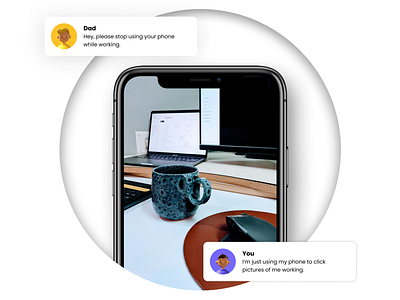 Work from home adobexd branding break coffee composition conversation creative design family minimal social ui ux work workfromhome workspace