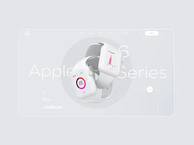 Apple Watch E-commerce Landing Page Concept Ui / Ux app apple apple watch branding creative design design inspiration ecommerce minimal typography ui ux watch web web design