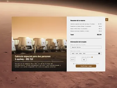 Credit card checkout - Daily UI 002 checkout daily ui dailyui figma mars space ui ux