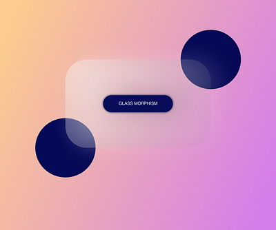 GLASS MORPHISM design illustration illustrator ui ux vector