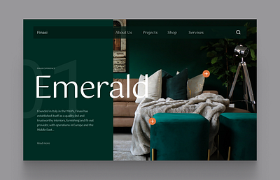 Luxury Furniture Website app branding ui ui design uidesign uiux web