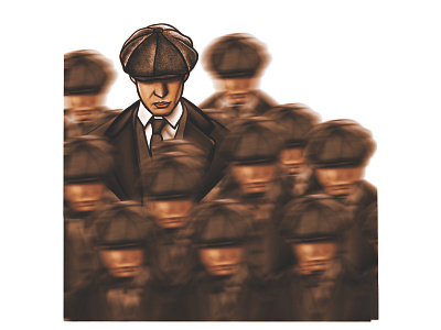 Peaky Blinders abstract art art artist creative design digital art drawing illustration illustrator movies peakyblinders sketch visual art