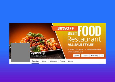 Free Food Facebook Cover Design download mockup download psd facebook cover food free mock ups mockups premium download psd