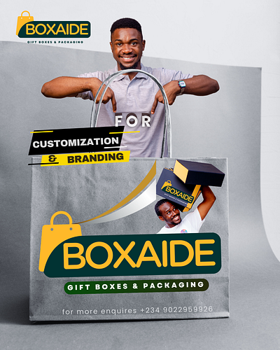 Boxaide Customizes and Brand Anything branding graphic design