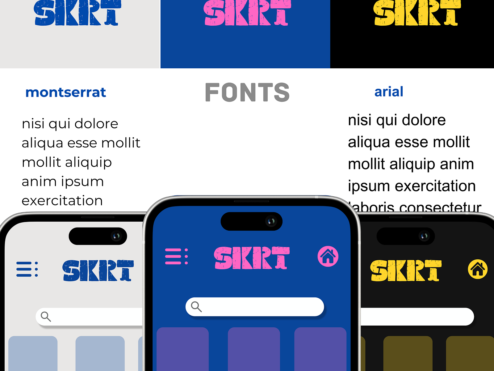 Different color palette ui design by Siddharth Sharma on Dribbble