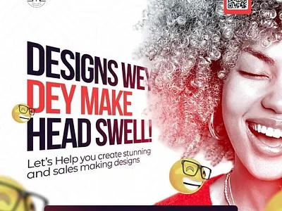 Design wey go make your head swell branding graphic design