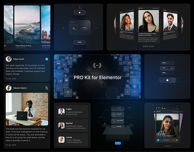 Pro kit for Elementor uiux design web design