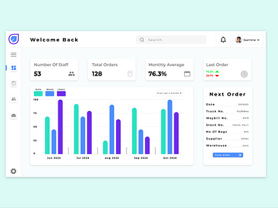 Web Dash board system dashboard ui design illustration ui ux web