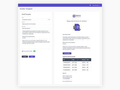 Emailer Template colorful design dashboard ui emailer emailer template iconography typography ui uidesign ux visual design webapp design webapplication