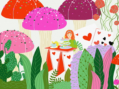 Afternoon tea in wild artistic designer digital digital art digital illustration digital painting digitalart drawingart graphicart graphicartist illustraion illustration illustration art illustration design illustrations illustrator jungle wildlife wildlife art wildlife illustration