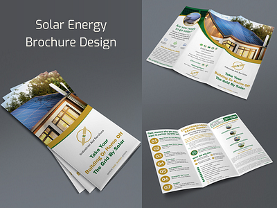 Solar Energy Company Brochure Design advertising flyer graphic design graphic designer graphics marketing design photography design print design print designer solar energy solar energy brochure solar energy design solar panels solar power unique design