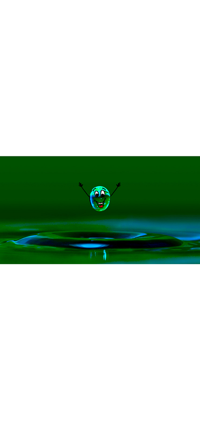 The Happy Water Drop cartoon cartoon illustration cartooning creative design doodle illustration