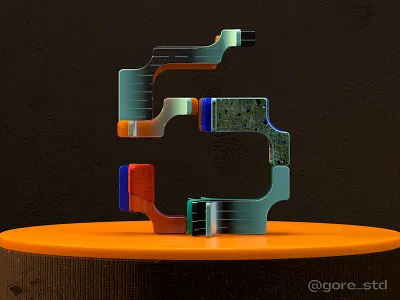 Modernismo. Letter 5 ***36Days of Type 2021 opentype