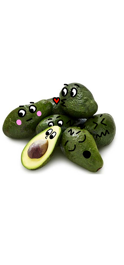 Gang of Avocados cartoon cartoon illustration cartooning creative design doodle illustration