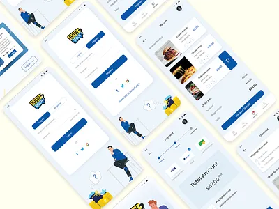 Mobile app design add to cart app checkout page food app food app design food app ui food apps grocery app login page mobile mobile app mobile app design mobile app development mobile application mobile apps mobile design mobile ui payment app payment page sign in page