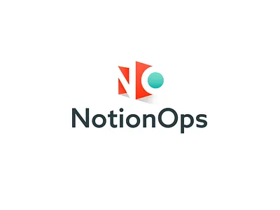 NotionOps Logo 3d letter 3d lettering 3d logo branding development digital geometric logo logomark modern notion software