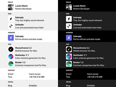 2021 LM dark light mobile personal responsive web