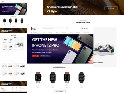 B71 illustration ui design website