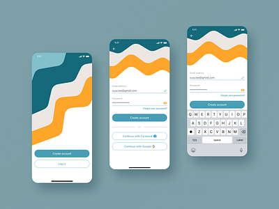 DIVE app design #4 animals app design dive diving login marinelife ocean sea ui ux