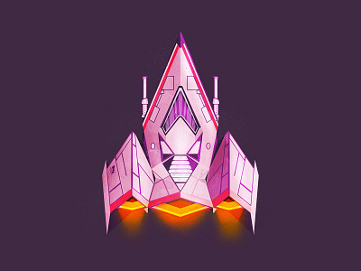 Spaceship illustration illustrator planets space starwars the creative pain vector