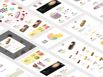 MaisonDeEclair Website Design design ecommerce flat landing minimal store ui web webdesign website website design