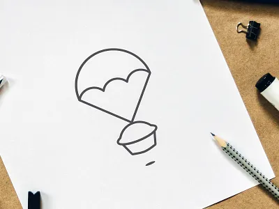 Logo Design [ Pie Drop ] graphic design ideas logo design pie drop