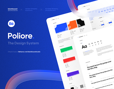 Poliore : The Design System branding design flat illustration illustrator ui ui design uiux ux web