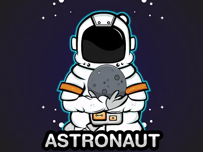 astronot mascot astronaut designer graphic illustration illustrator mascot character mascot design mascotlogo vector