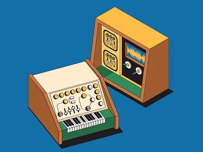 Pro Tools art design digital illustration isometric multimedia music skillbox vector