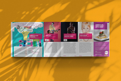 Magazine design Theater brochure design editorial design magazine magazine design spread