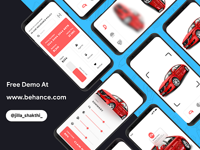 Car Insurance Policy - Prototype 3d animation behance project behancereviews branding car design dribbble best shot grids insurance mobile app design mobile ui policy product design prototype animation smooth animation trending ui ux web design website design