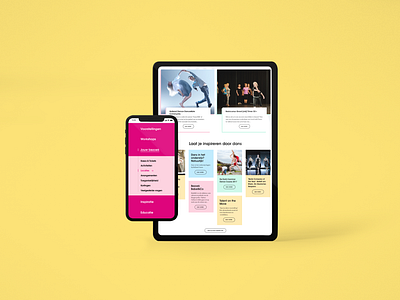 UX/UI Design Holland Dance Festival responsive design ui designs ux design web design