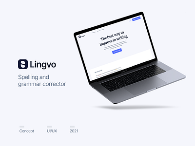 Lingvo | Spelling Corrector Website clean ui design interaction design interface design landing page responsive design responsive website saas landing page saas website ui uidesign user experience user interface ux uxdesign web web design website