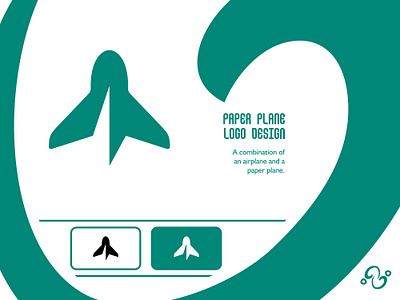 Paper Plane Logo aircraft airplane aviation book brand design brand designer craft illustration kid logo design logo designer logo for sale logo idea logo inspiration logomark logotype paper paperplane plane toy