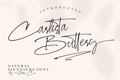 Carlista Buttery by HansCo calligraphy font handwrittenfont scriptfont typography