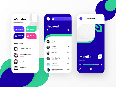 Stipule | music & podcast adobexd appdesign appui colors design figmadesign graphic design illustration leaf music music app podcast shape elements shapes ui uidesign uiux uiuxdesign ux vector