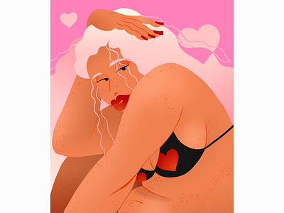 Love Your Body art digital art digital illustrator drawing empowerment female empowerment feminine feminism girl illustration illustrator procreate