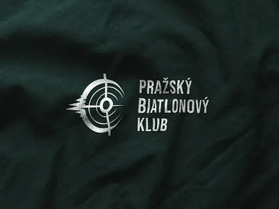 Pražský Biatlonový klub branding design graphic design logo logo design minimal modern logo vector