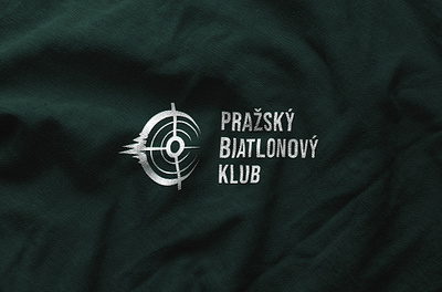 Pražský Biatlonový klub branding design graphic design logo logo design minimal modern logo vector