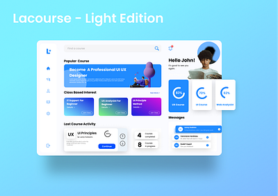 Light ed Lcours onlinecourse ui uidesign uidesigner uiux uxigers web app webdesign webdesigner