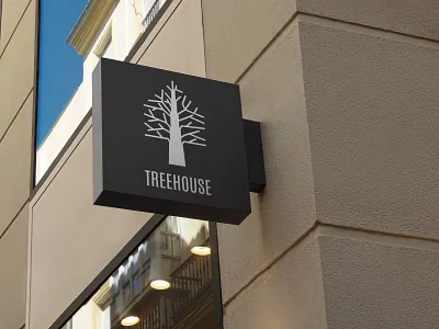 Treehouse brand brand design brand identity branding branding design caricature cartoon character design home house hunterlancelot logo logo design mascot quarantine tree tree logo trees trending