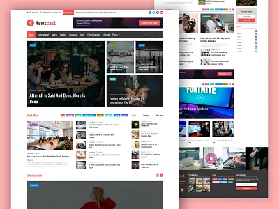 Figma News Template figma figma design figma template figma website news template news theme newspaper design