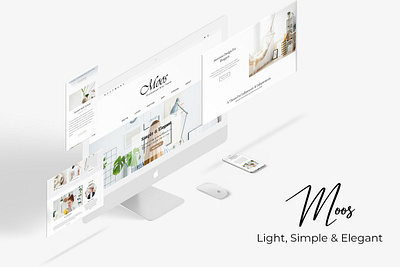 Moos Simple Elegant Blogging Theme blog header blog template blog theme blogger blogging clean design responsive responsive website web theme wordpress blog wordpress design