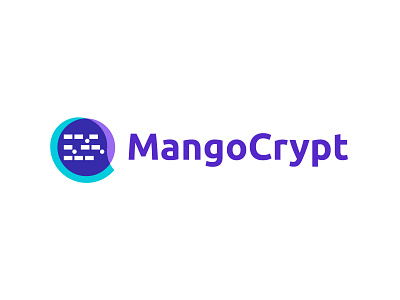 MangoCrypt - Logo design branding code tech fintech startup fruit logo logo design logo designer logo trends 2021 logotype mango modern logo morse code typography ubuntu vector symbol icon mark wordmark