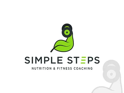 Simple Steps coaching creative design custom logo fitness fitness center fitness coach fitness logo flat graphic design gym logo helth logo design logodesign minimalist logo modren logo monogram nutrition professional logo simple steps unique logo