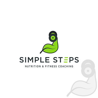 Simple Steps coaching creative design custom logo fitness fitness center fitness coach fitness logo flat graphic design gym logo helth logo design logodesign minimalist logo modren logo monogram nutrition professional logo simple steps unique logo