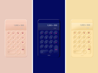 Calculator UI Design 100daychallenge calculator calculator app calculator design calculator ui daily ui dailyui day004 design minimal ui uidesign uiux