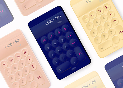 Calculator UI design 004 100daychallenge app calculator calculator design calculator ui daily ui dailyui design minimal ui uiux